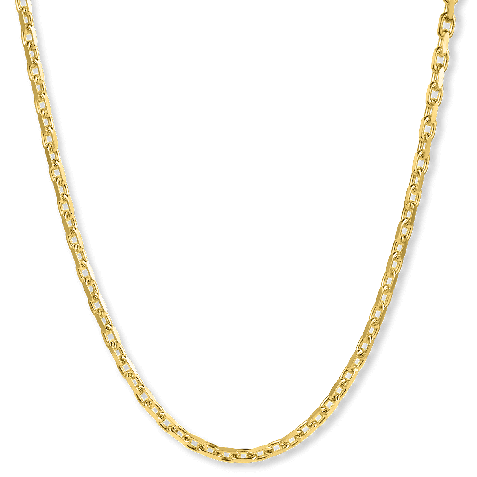 The Gold Anchor Necklace - Italian Collection