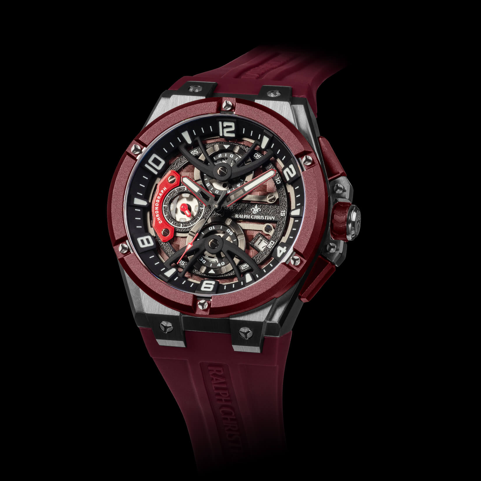 The Apex Chrono -  Crimson Steel