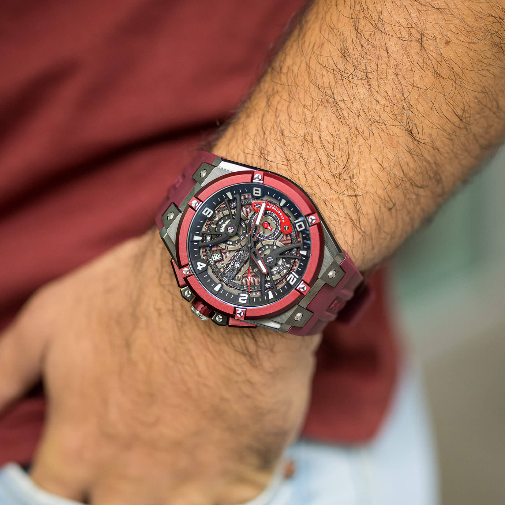 The Apex Chrono -  Crimson Steel