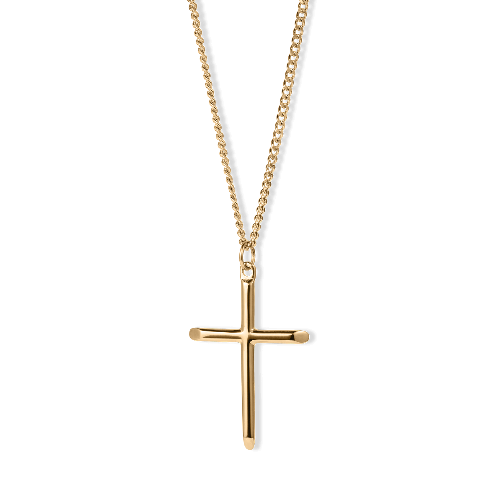The Gold Cross Pendant - Essentials Collection