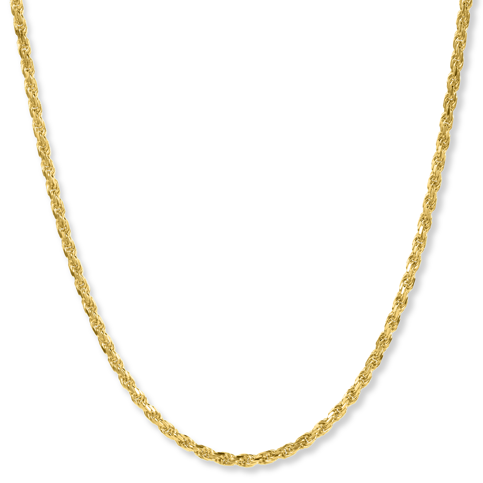 The Gold Rope Necklace - Italian Collection