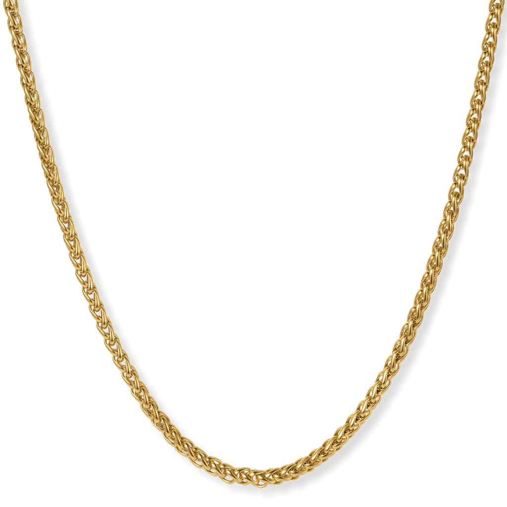 The Gold Wheat Necklace - Essentials Collection