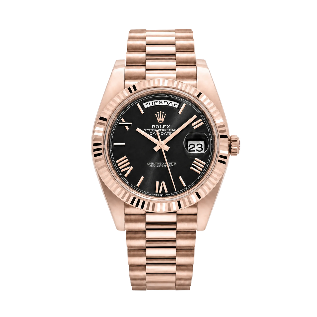 Lorinco Day Date - Green Silver