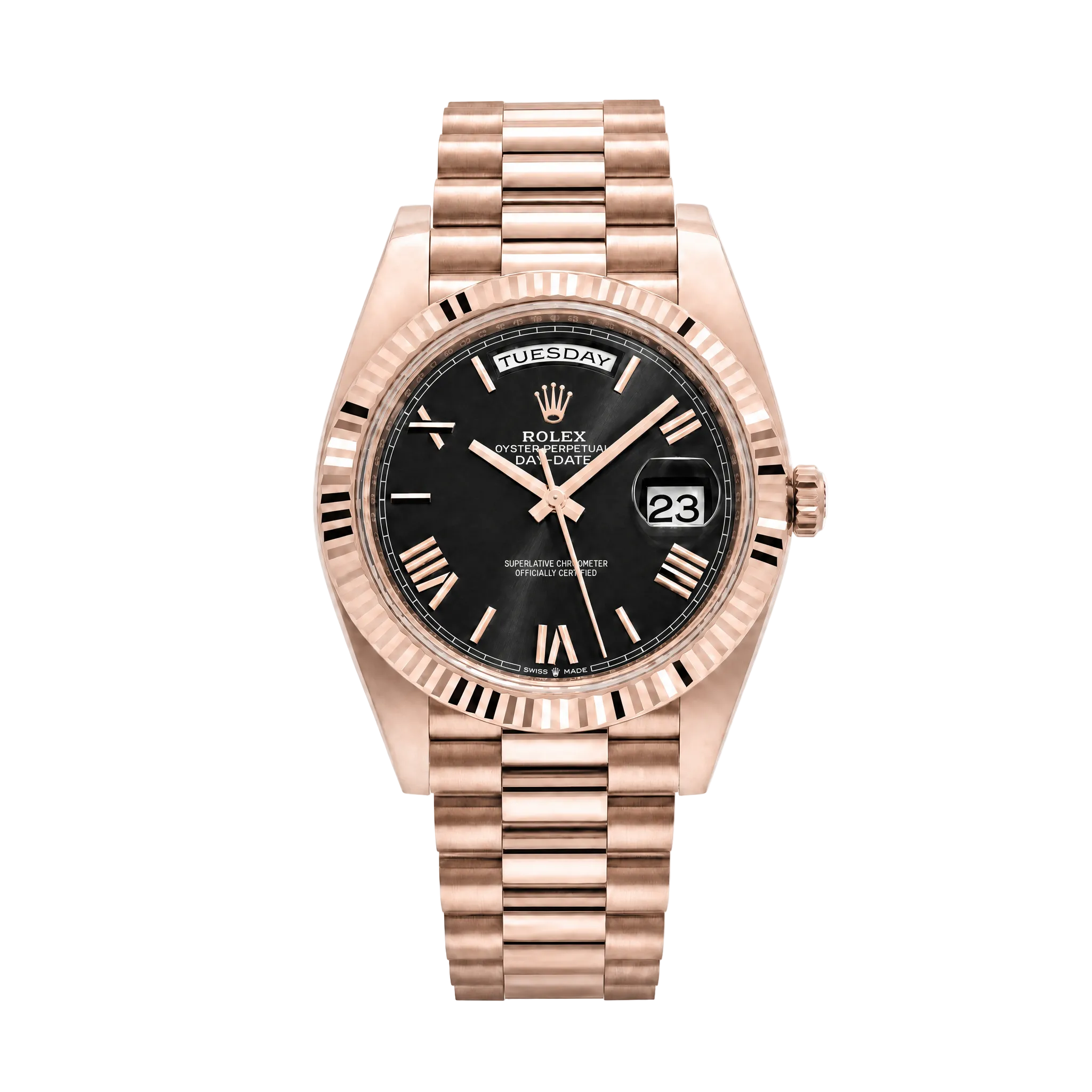 Lorinco Day Date - Black Gold
