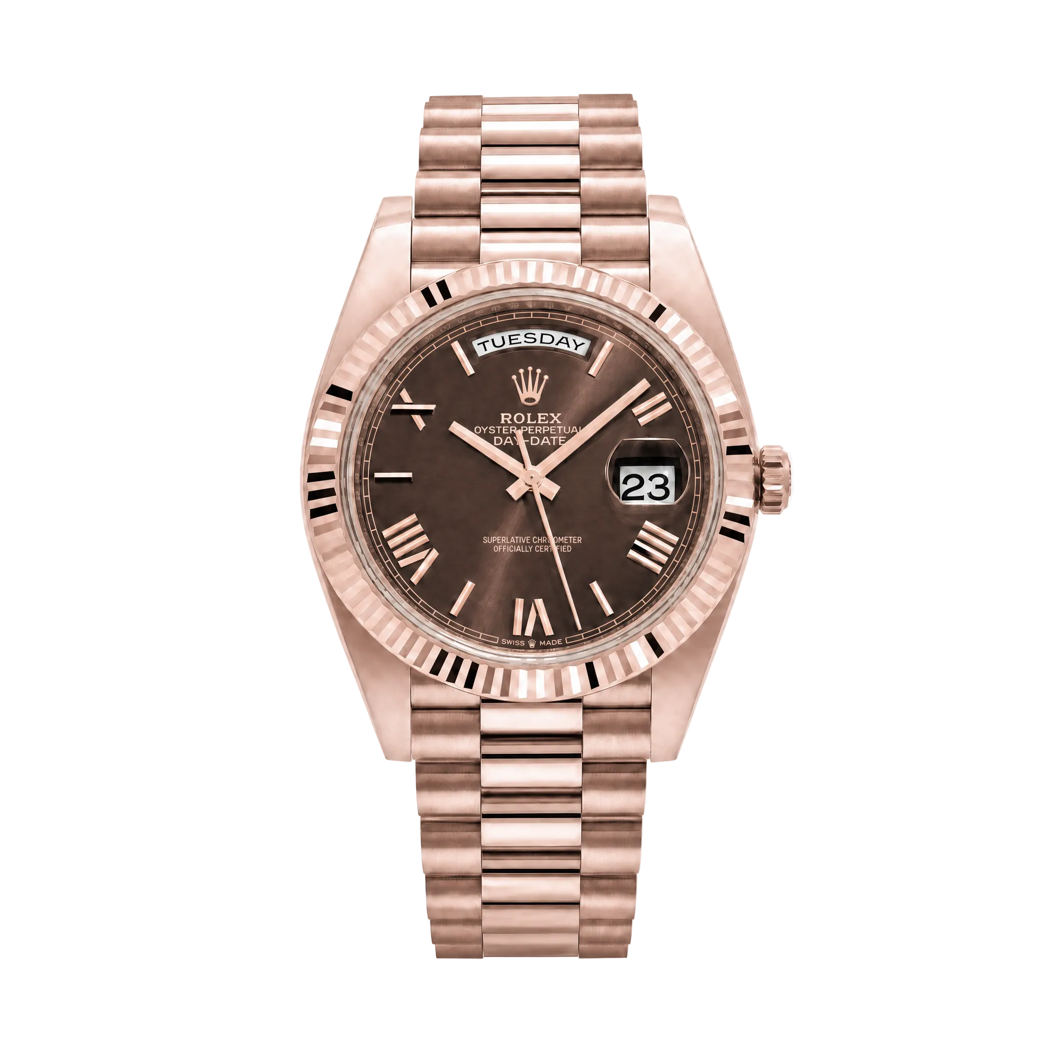 Lorinco Day Date - Baby Blue Silver